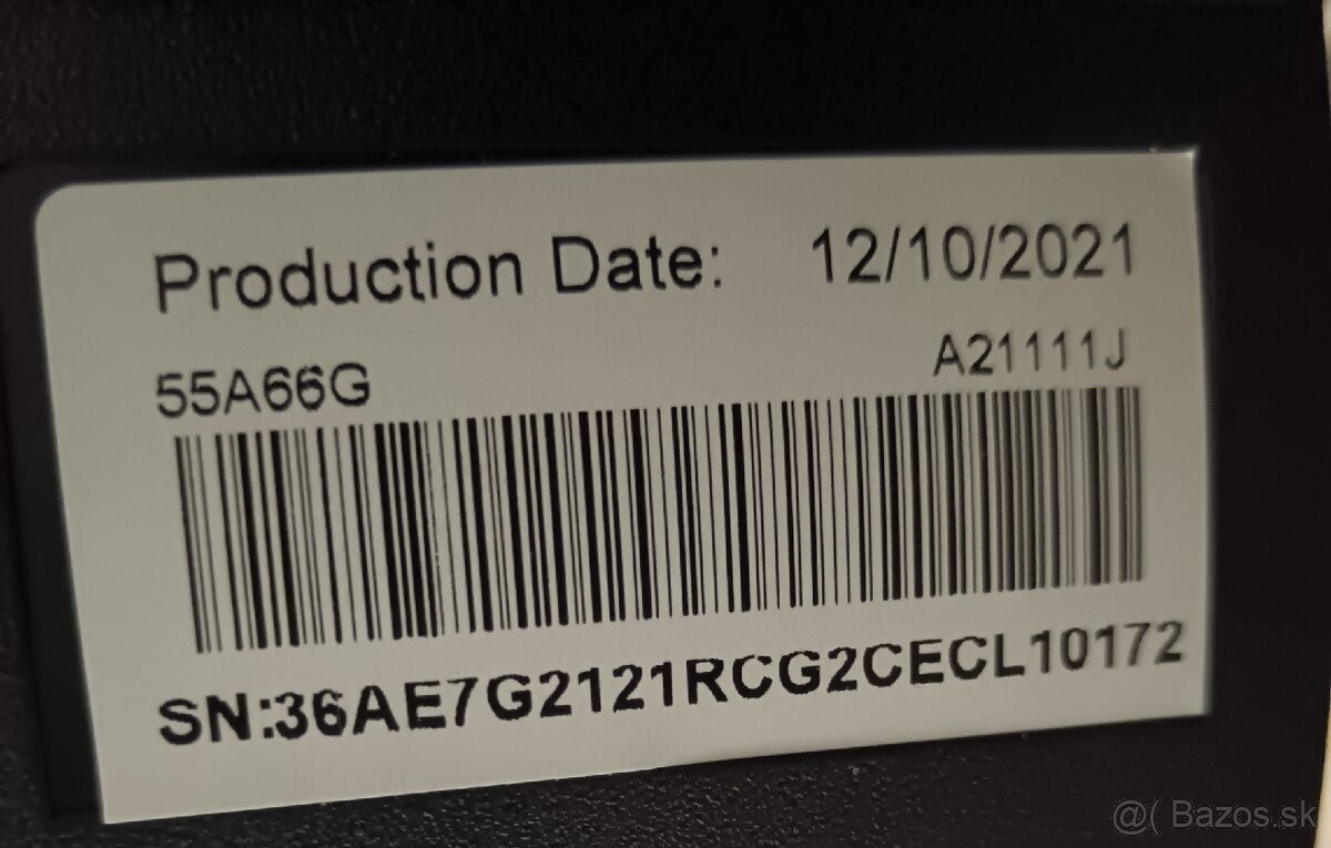 Predám Hisense Smart televízor 55" - 3