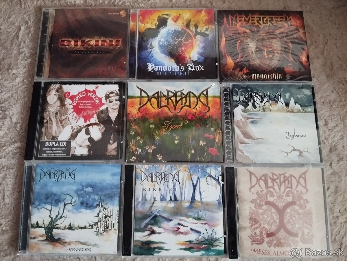 Maďarské CD Metal,Rock 1 - 3