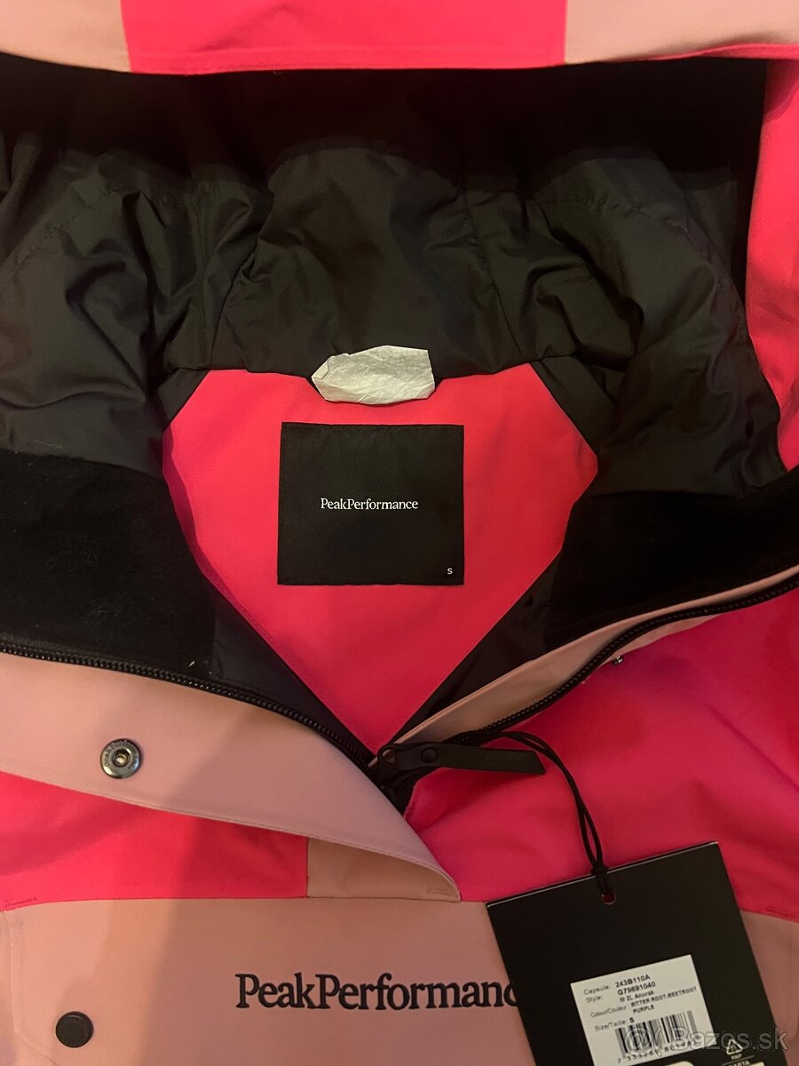 Nová lyžiarska/snb bunda zn. Peak Performance, S - 3