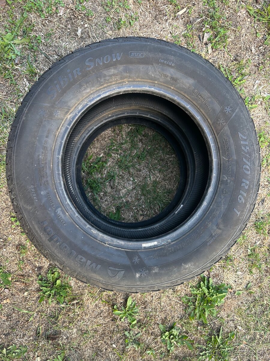 215/70 r16, zimné pneu 2ks - 3