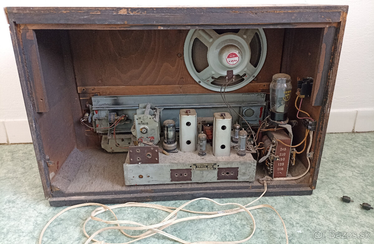 Staré retro rádio Tesla 612A Dukla - 3