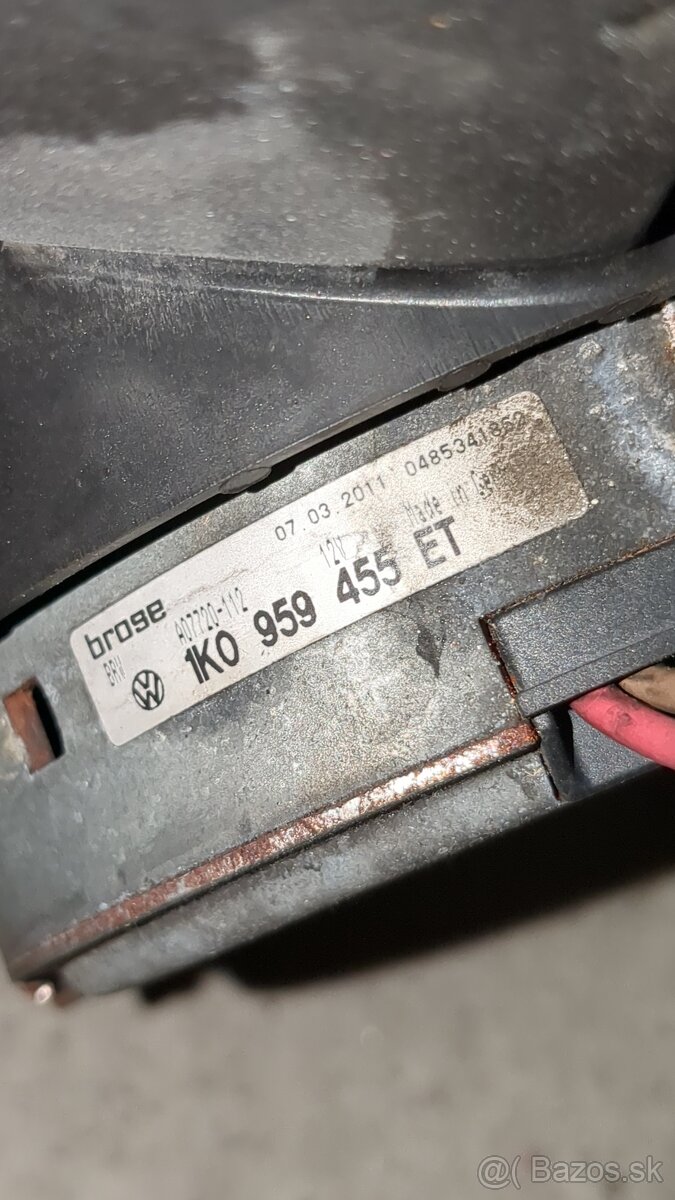 Ventilátor chladiča Brose VW group Original, treba opravit" - 3