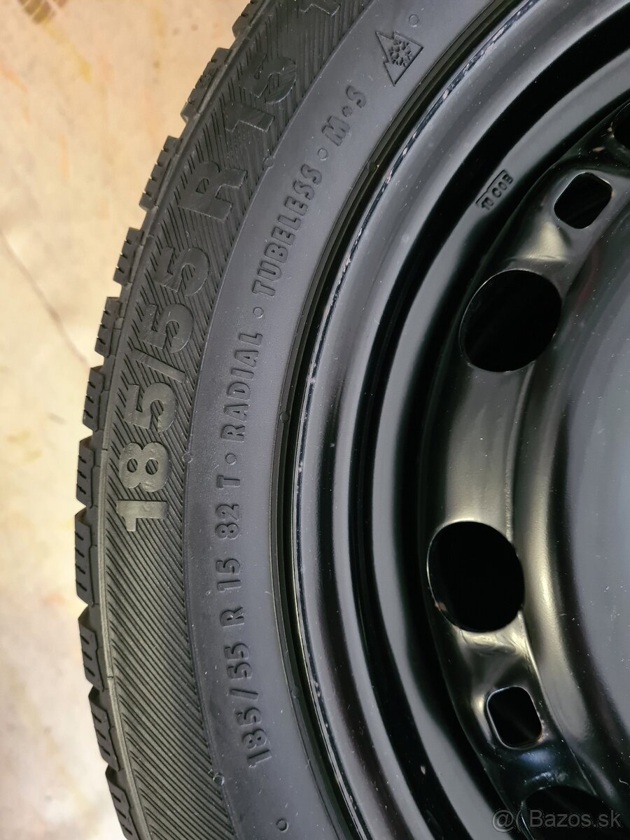 Disky VW AG + zimne pneu Barum 185/55 R15 - 3