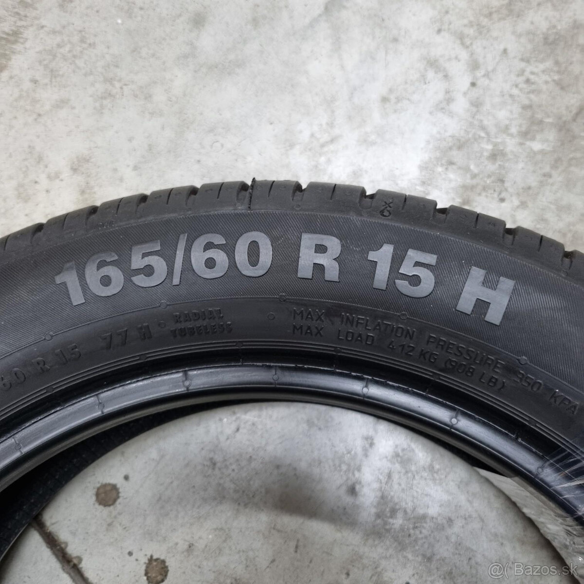 Letné pneumatiky 165/60 R15 CONTINENTAL - 3