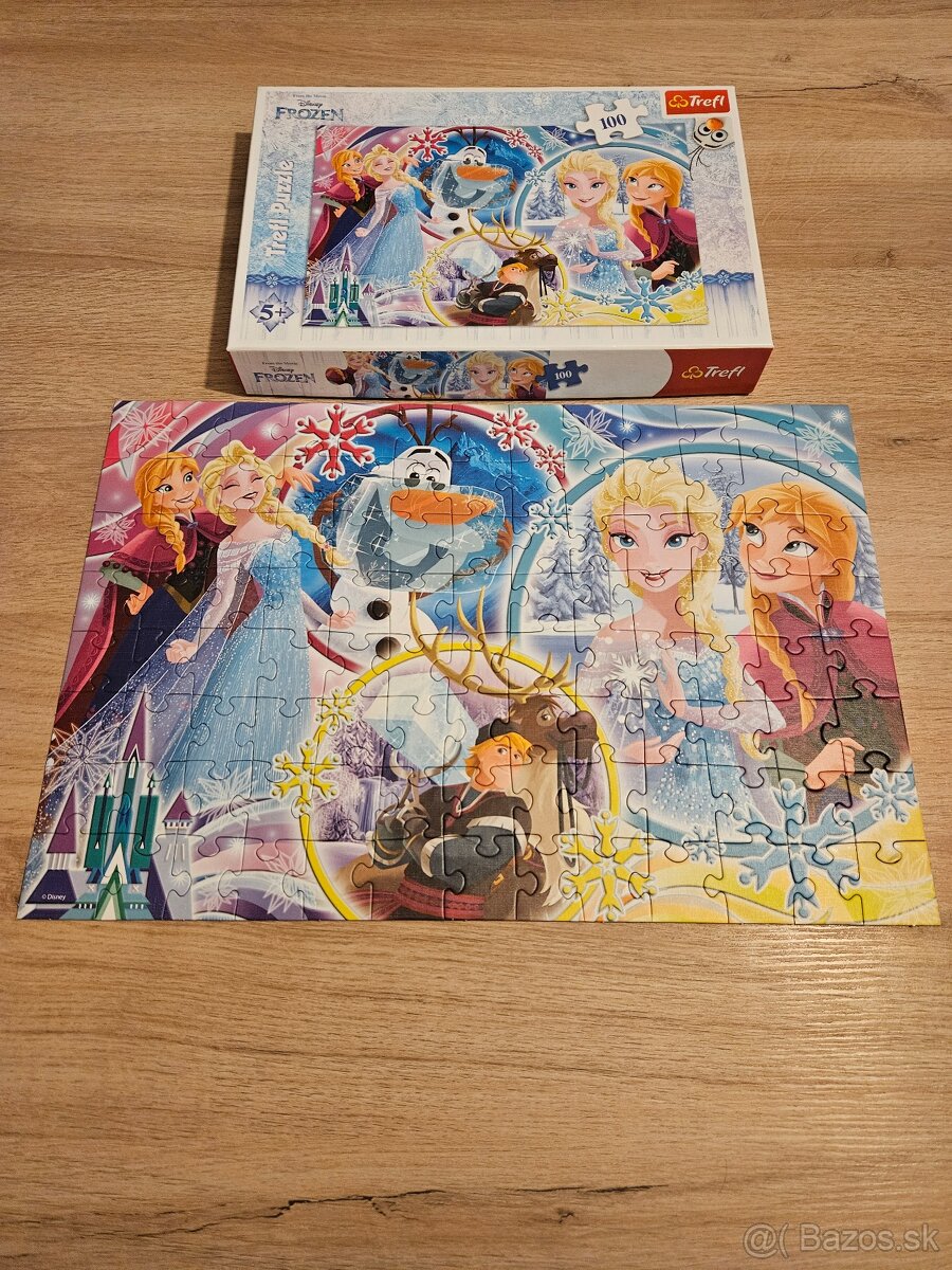 Puzzle Ľadové kráľovstvo - 3
