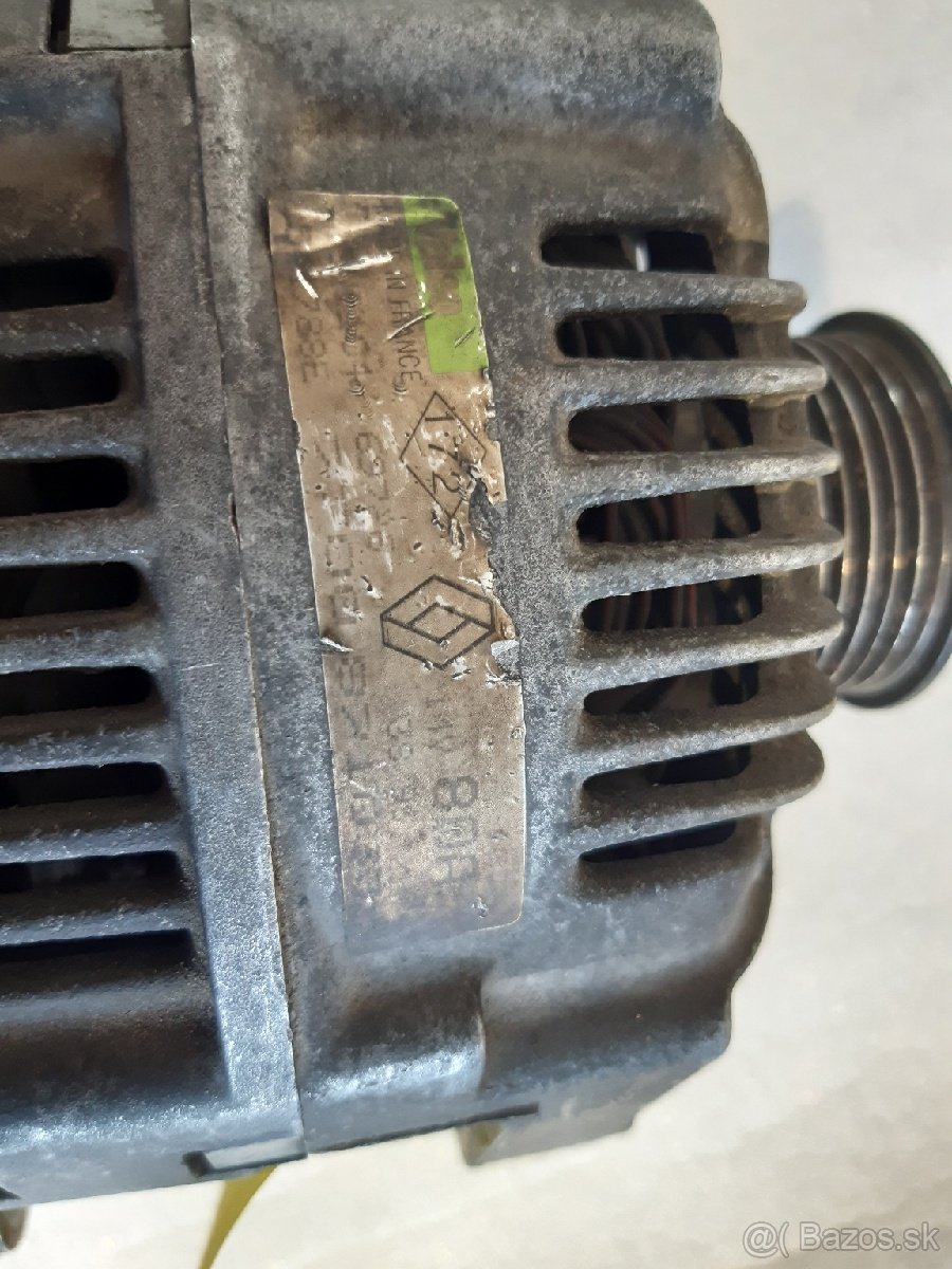 Alternátor Valeo 80A pre Renault - 3