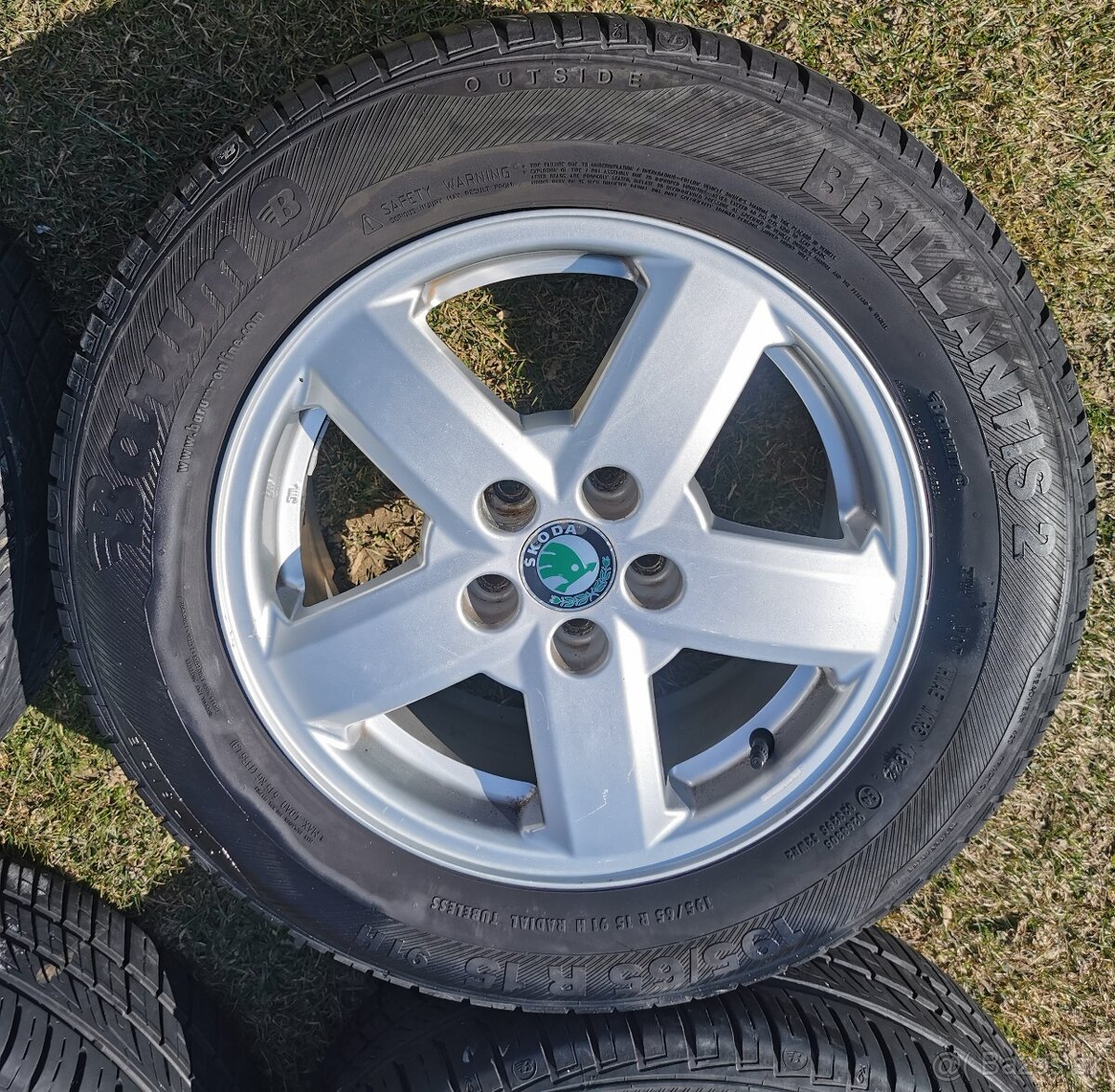 5x100 r15 elektrony skoda original - 3