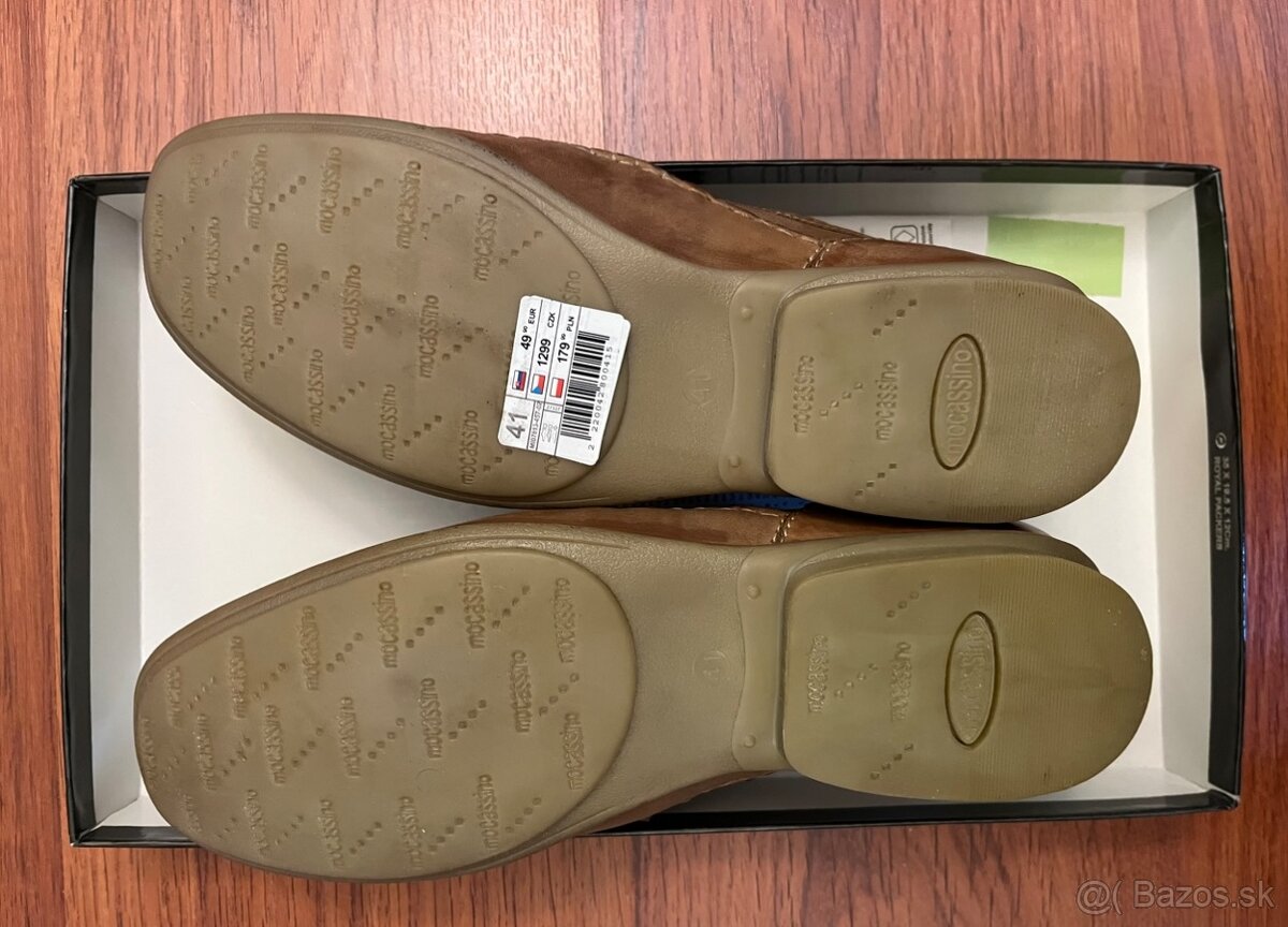 Pánske kožené mokasíny zn. Lasocki (veľkosť 41) - 3