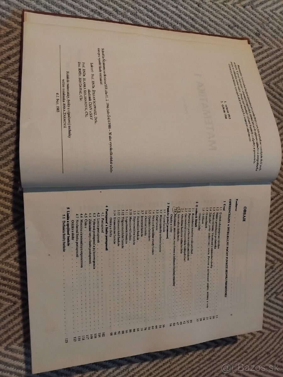 Stare učebnice z Matematiky - 3