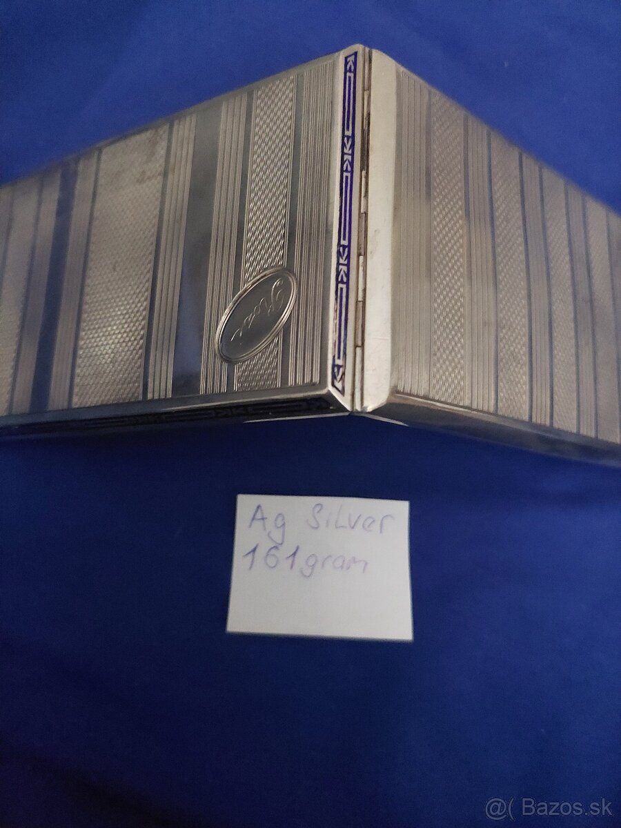 Striebro tabatierka 161gram - 3