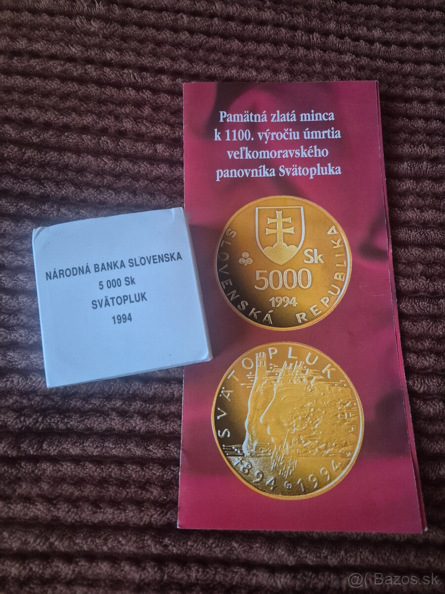 Zlatá 5000 sk Svätopluk - 3