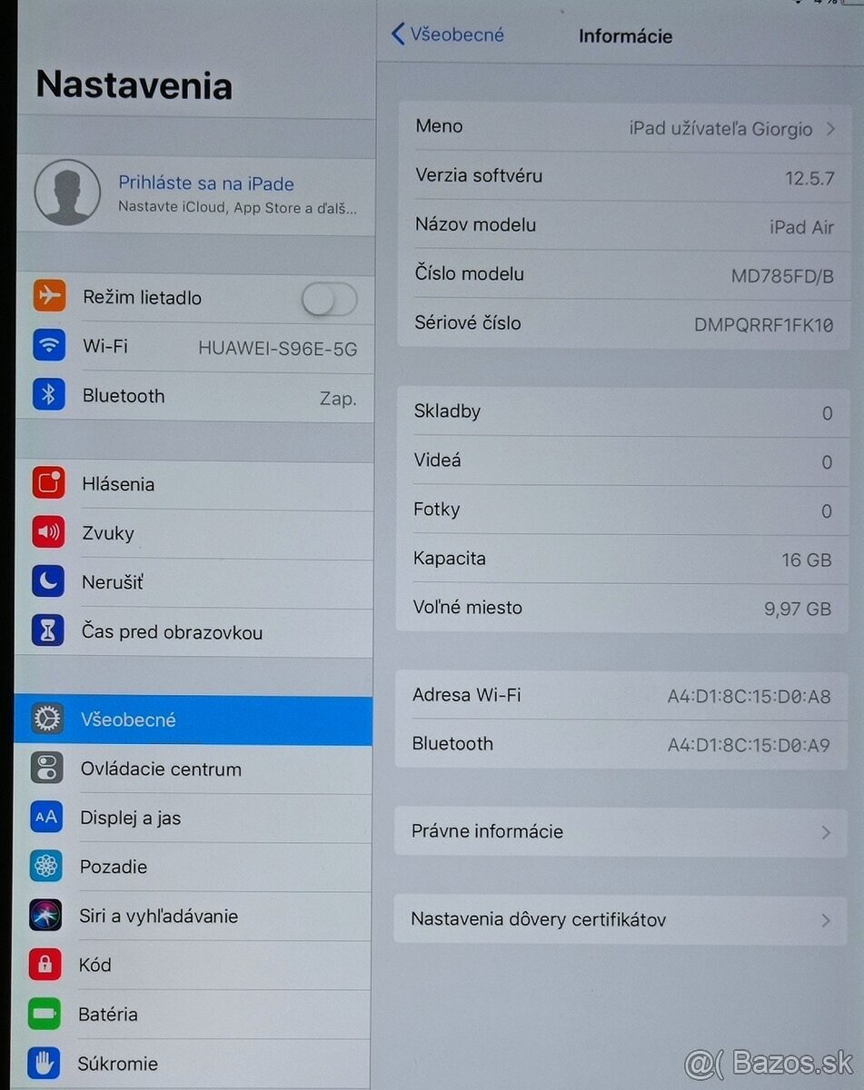 Predam Apple iPad Air (Wi-Fi) A1474 - 3