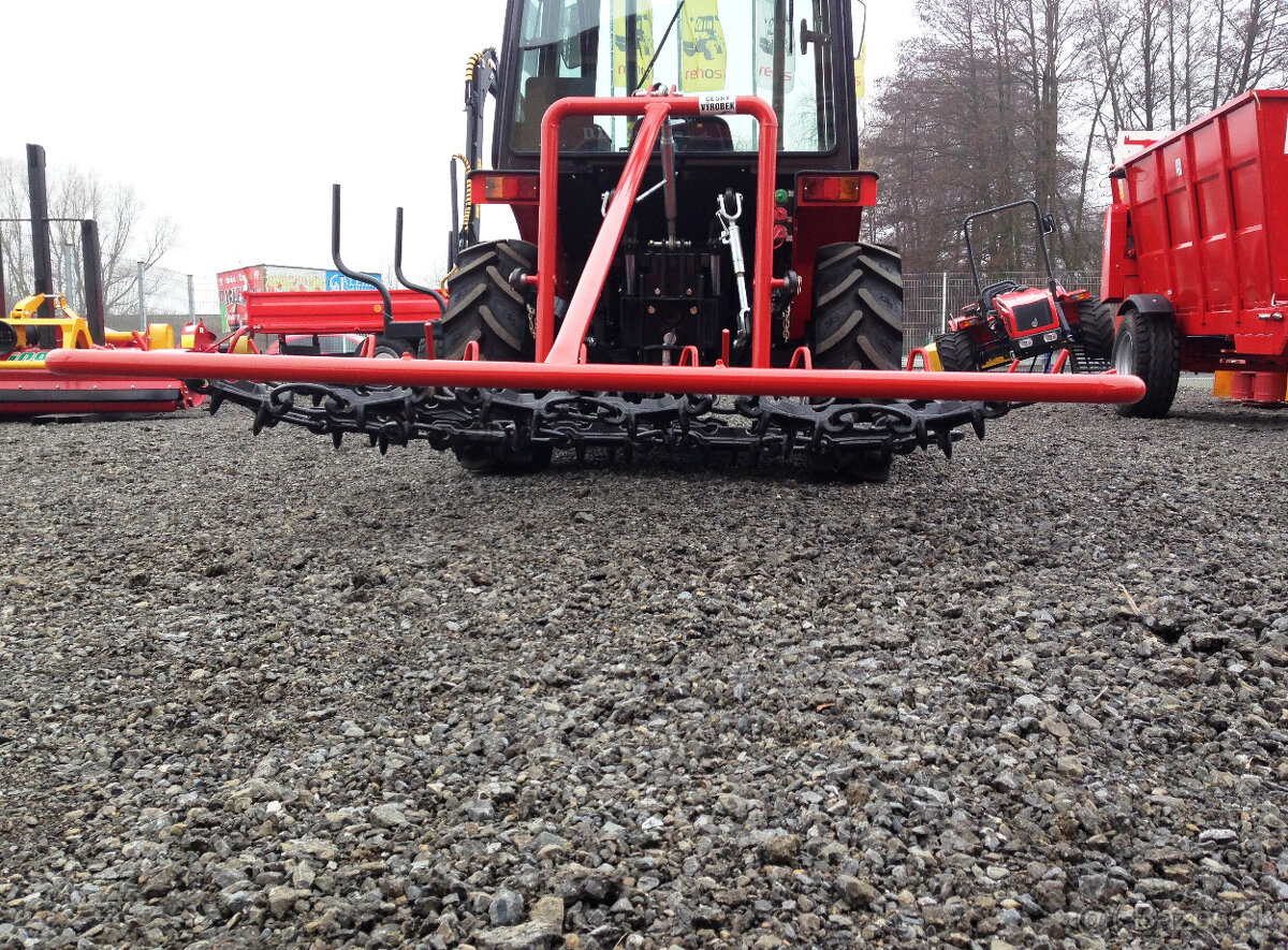 Lučné brány za traktor, malotraktor, záběr 2 metry - 3