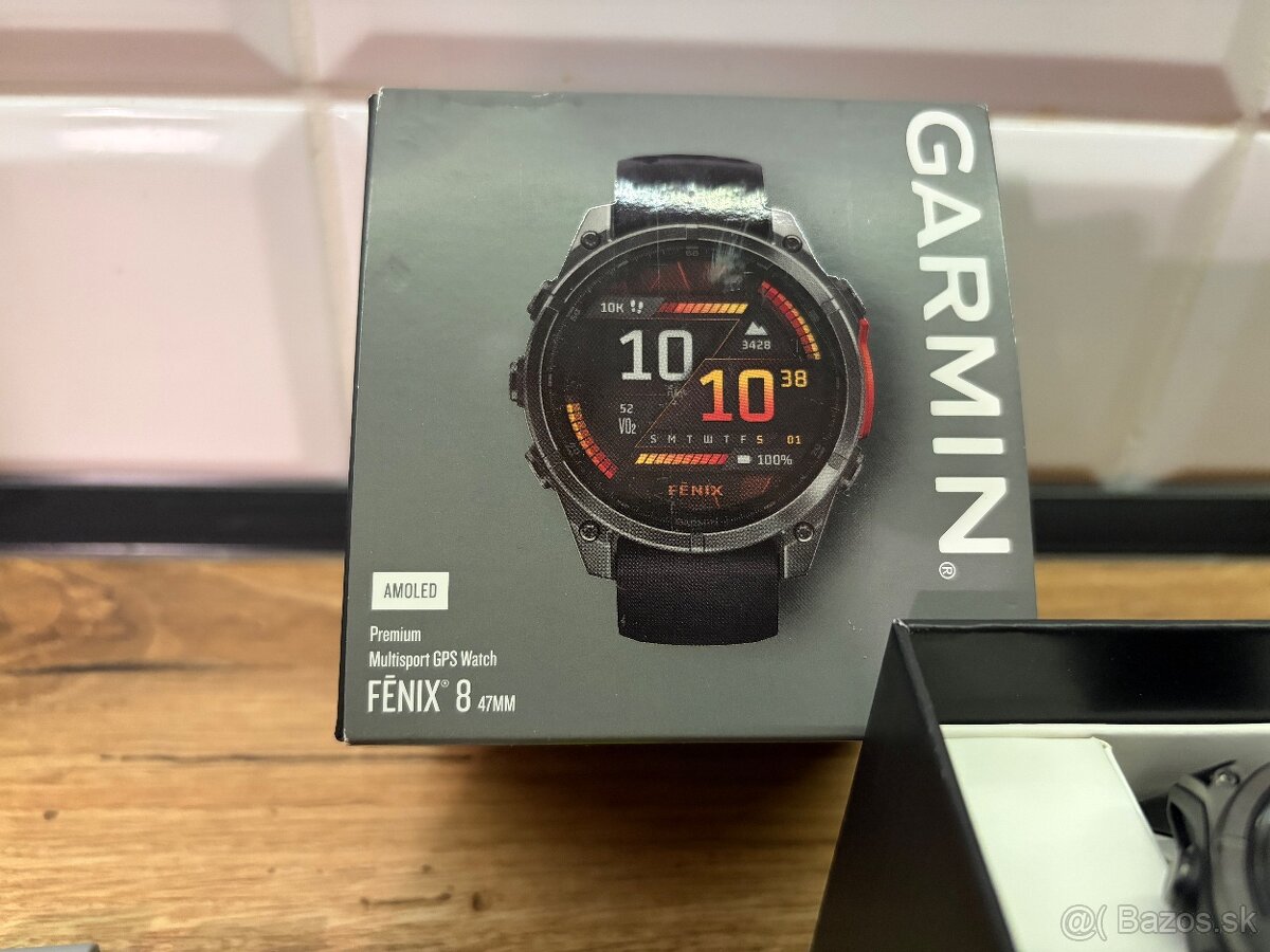 Predam GARMIN FENIX 8 47mm AMOLED, záruka - 3