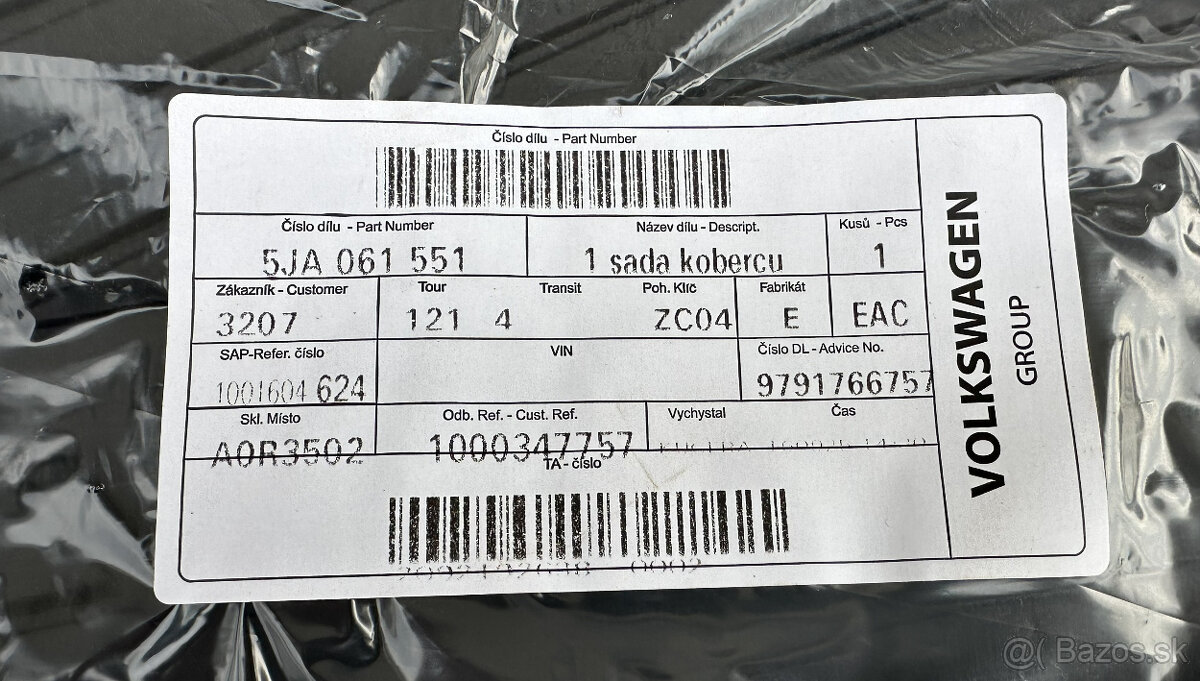 Gumové koberce zadné Škoda Rapid - 3