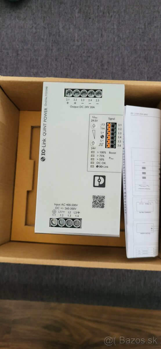 power supply quint4-PS/3AC/24DC/20/IOL - 3