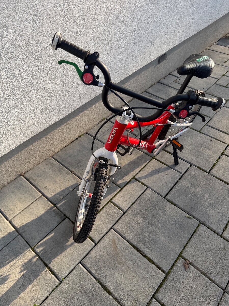 Detský bicykel Woom 3 červený - 3
