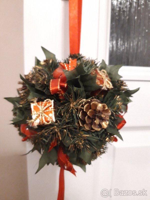 Adventný veniec a vianočné dekorácie - 3