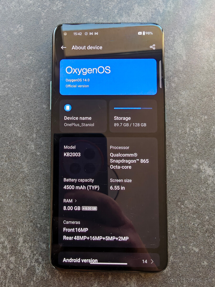 OnePlus 8T – 8 GB / 128 GB, Zelená - 3