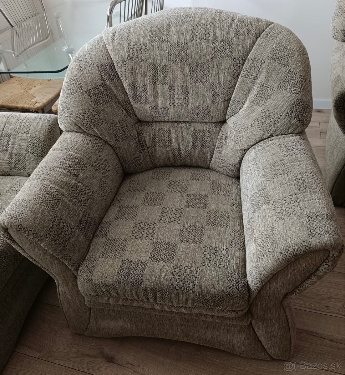 Rozkladacia sedacia súprava s 2 kreslami - 3