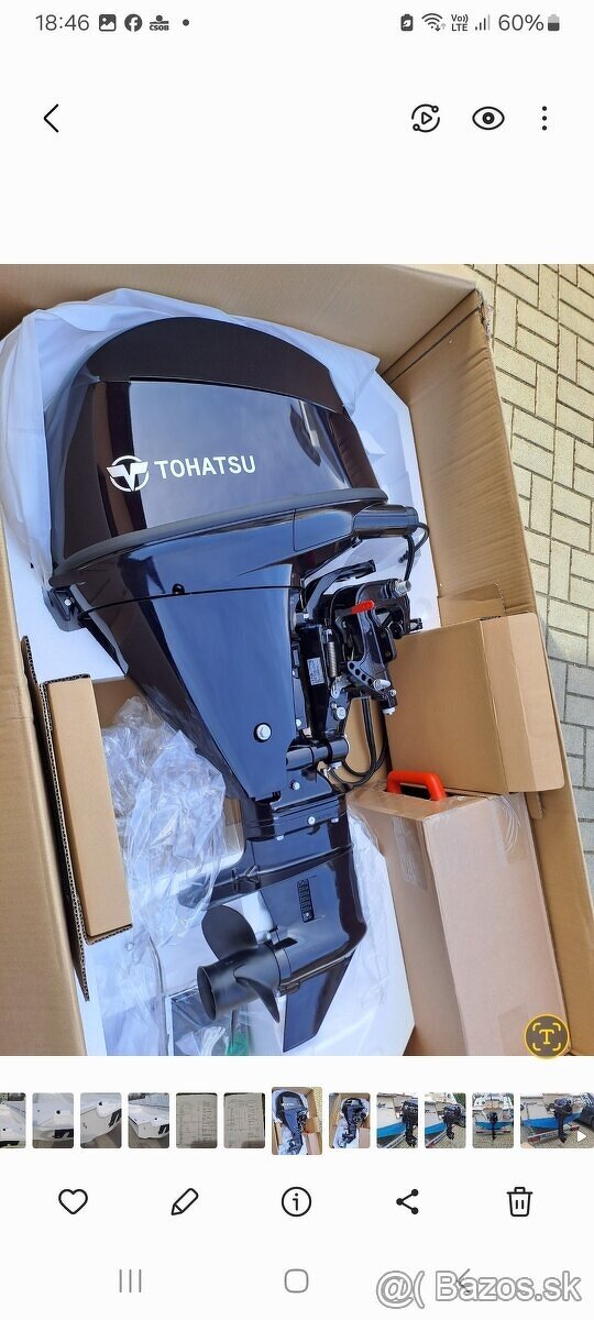 Lodný motor TOHATSU MFS 30D EL akcia - 3