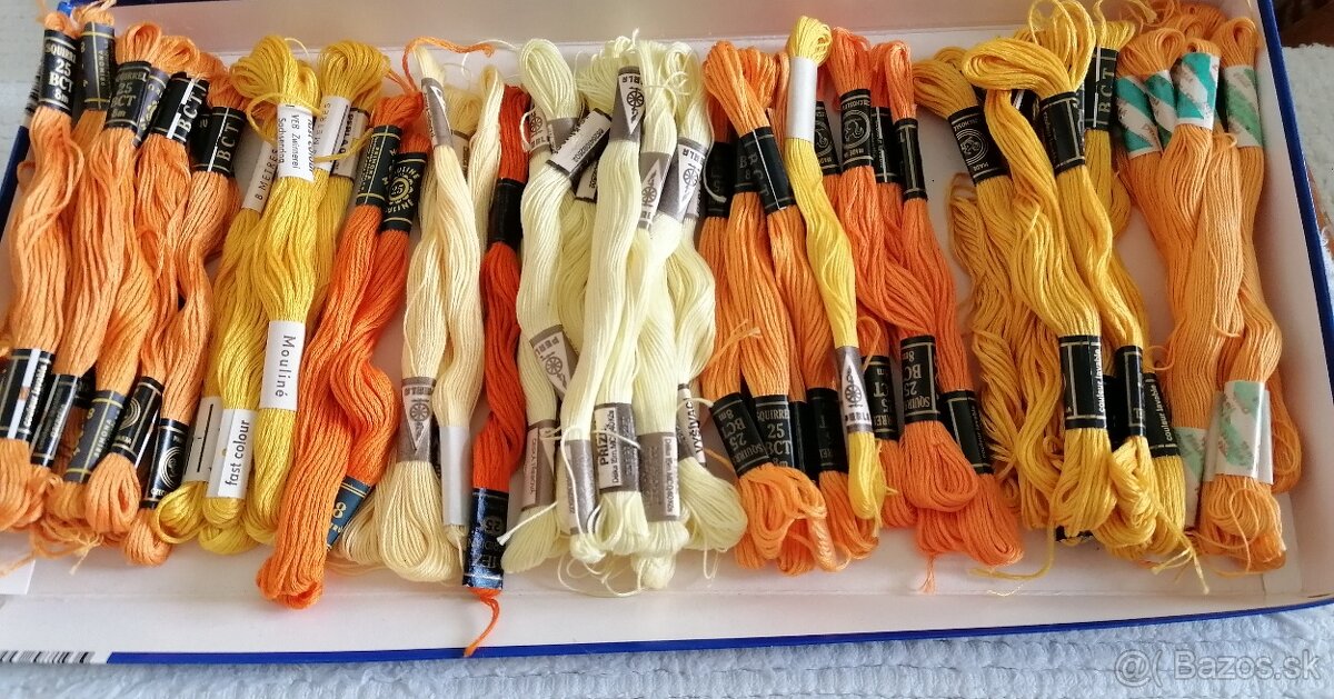 Bavlnky na vyšívanie. - 3