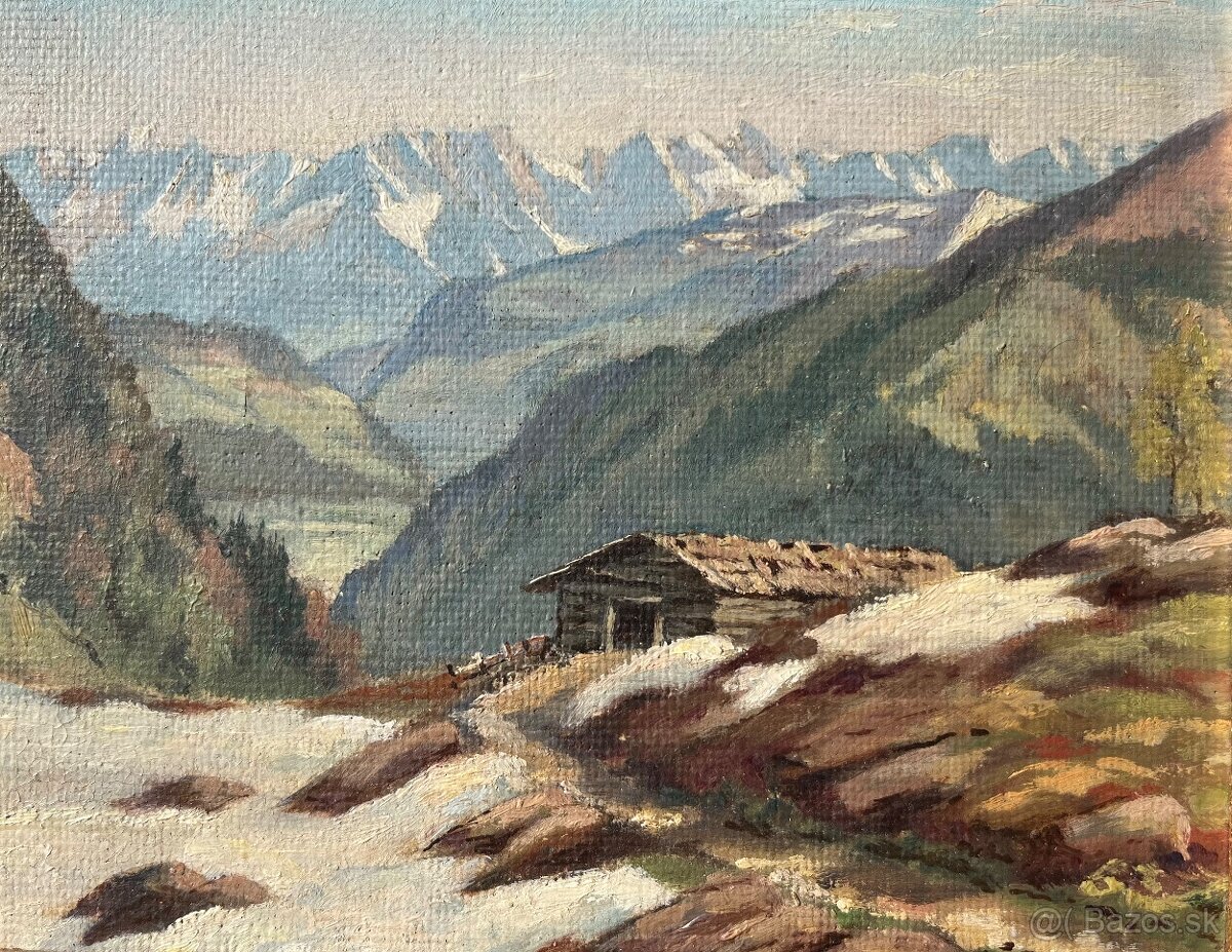 Obraz hory 37x31cm - 3