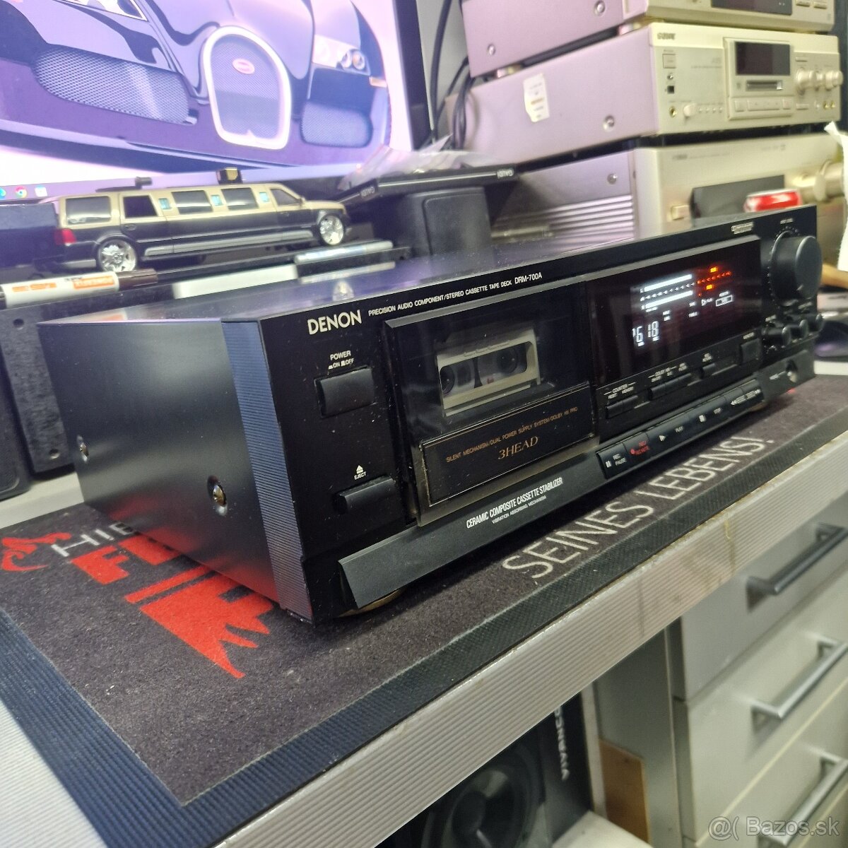 DENON DRM-700A...kazetový deck , 3 hlavy , bias ... - 3