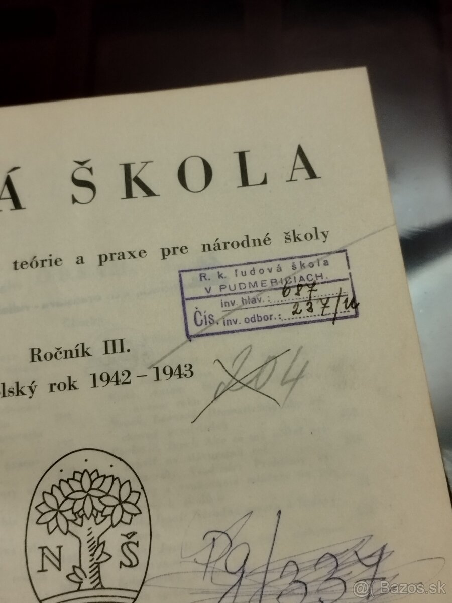 Zviazaný časopis Nová Škola 1942-43 - 3