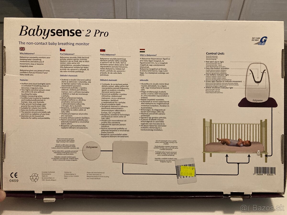 Monitor dychu Babysense 2 Pro - 3