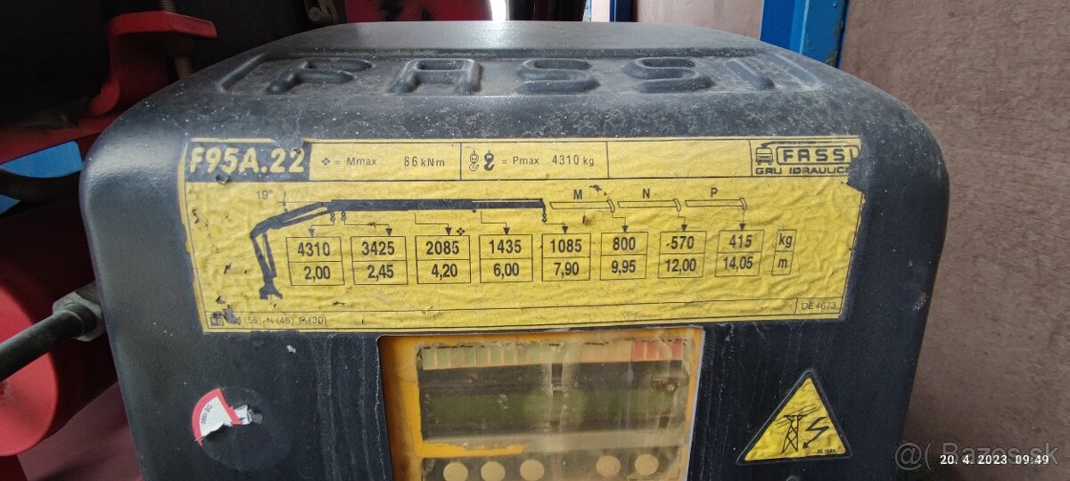 IVECO + HYDRAULICKA RUKA Palfinger FASSI - 19.12. - 3