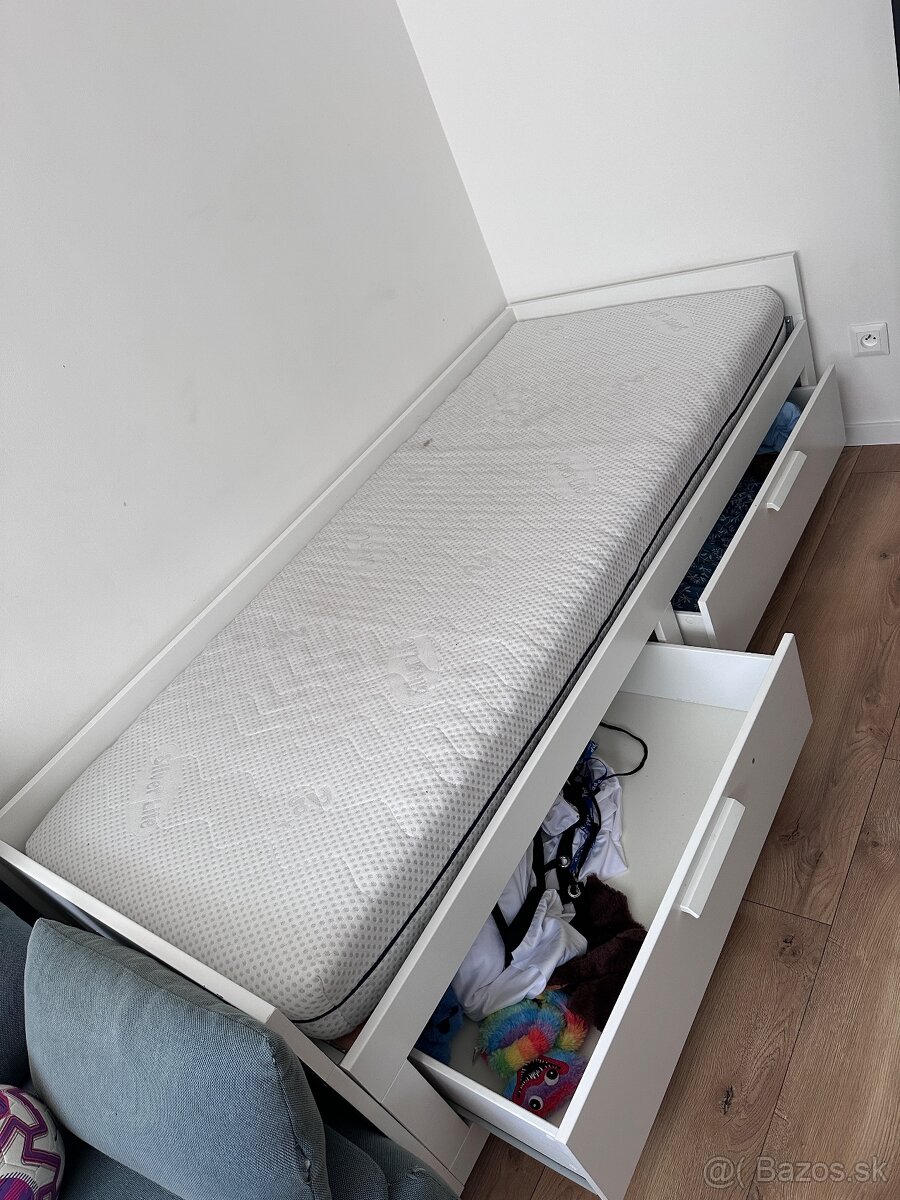 Rozkladacia postel + 2x matrac - 3