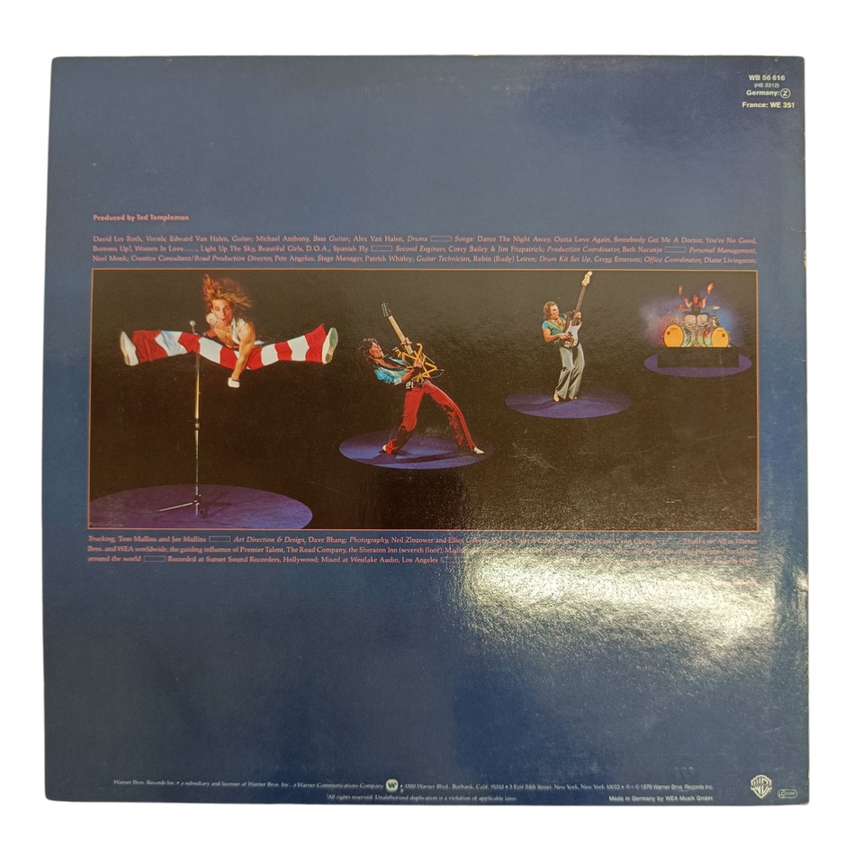 Van Halen II LP Warner Bros 1979 super stav
- 3