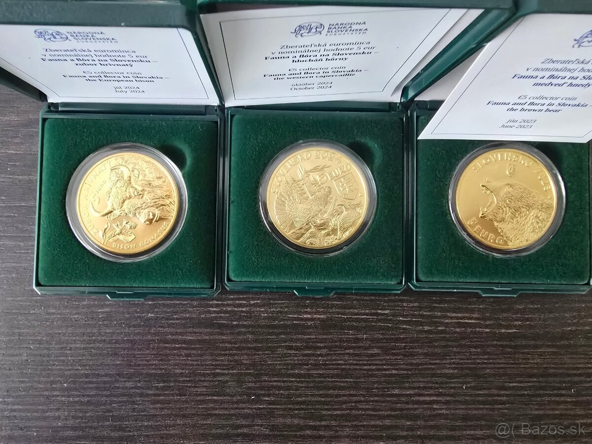 5€ Slovensko Fauna a Flora reprezentacna etui NBS - 3