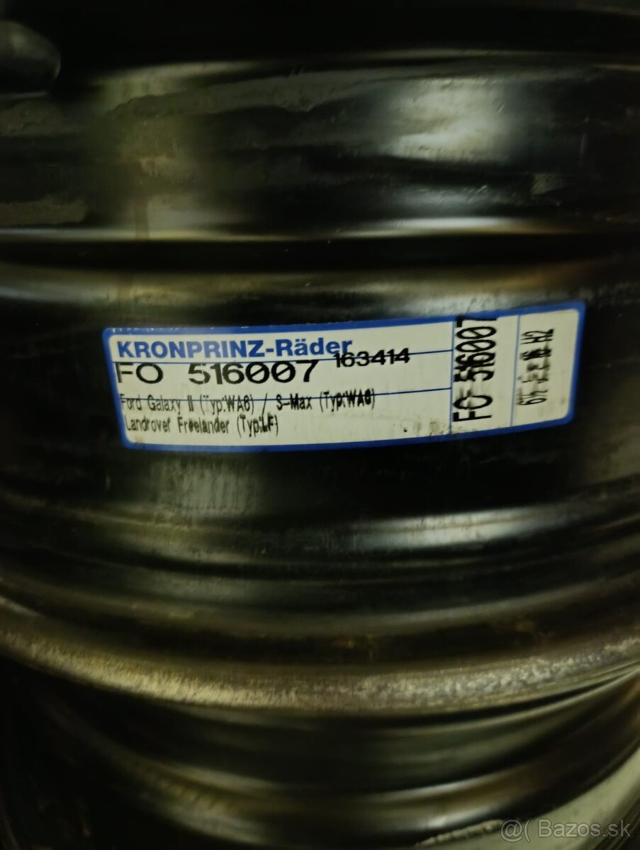 Predám dve sady plechových diskov r16 - 3