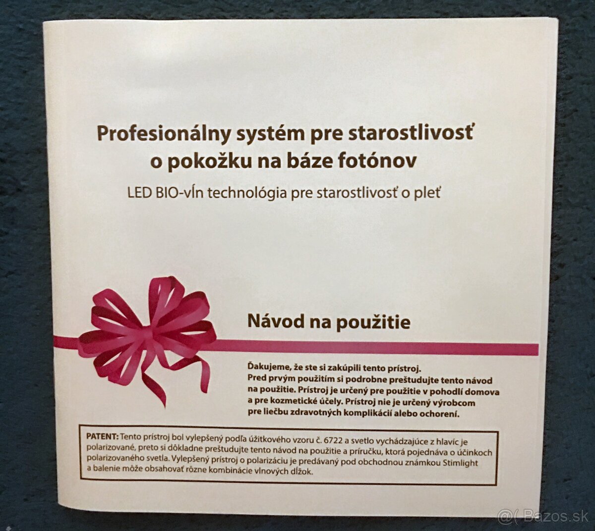 Predám novú kozmetickú BIO-lampu PerfectIdea - 3