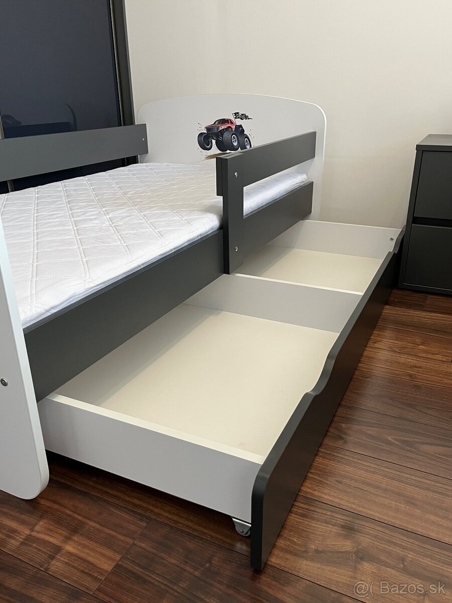 Detská posteľ MONSTER TRUCK 160x80 cm - 3