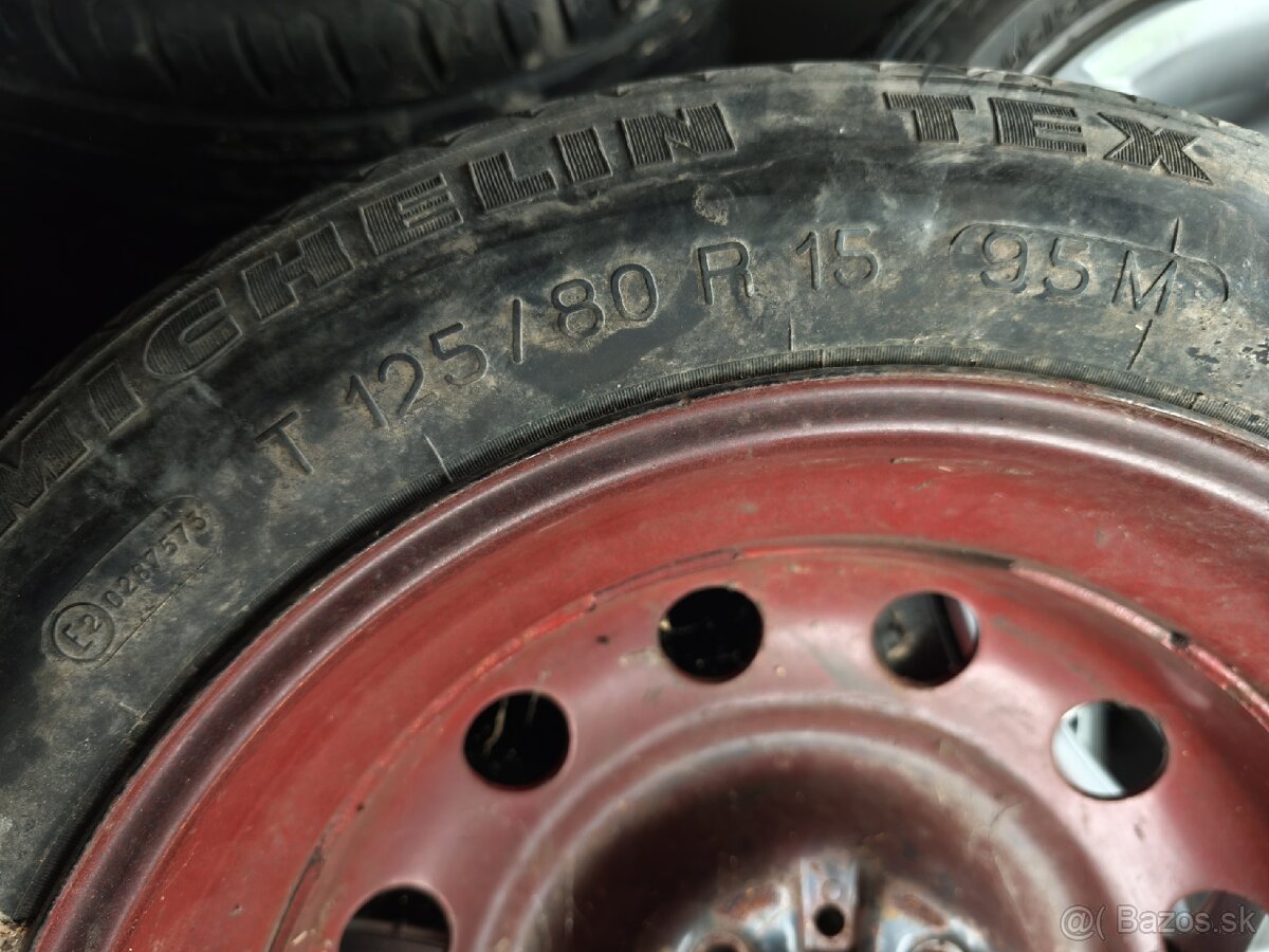 Predám dojazdove koleso 4x98r15 - 3