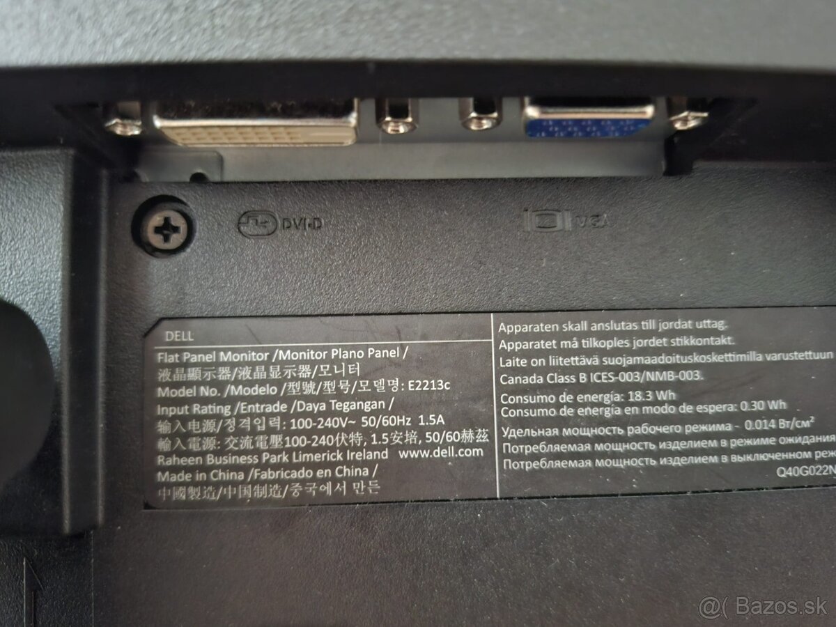 Dell monitor E 2213c - 3