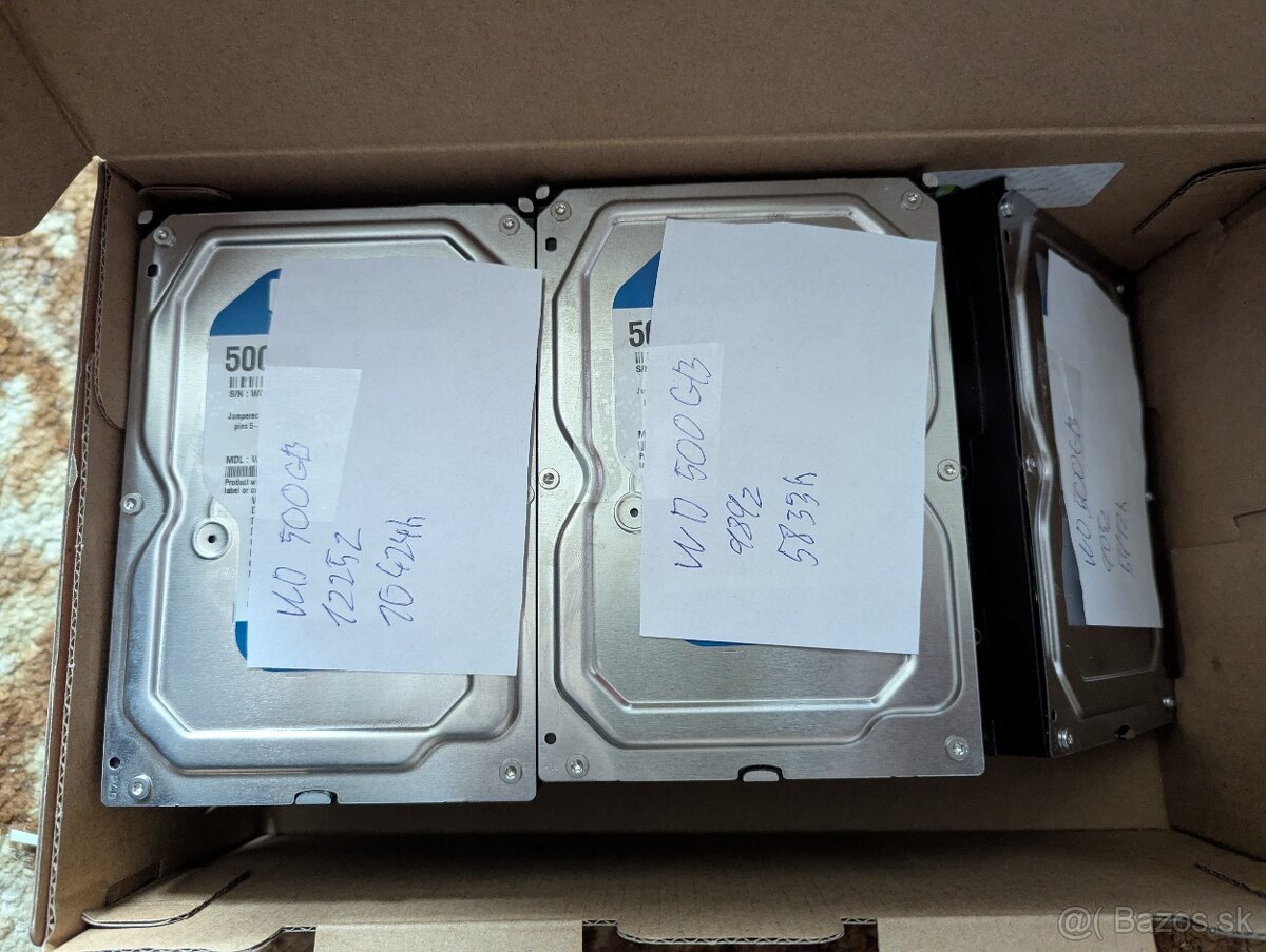 HDD mix (2.5" aj 3.5") – Otestované - 3