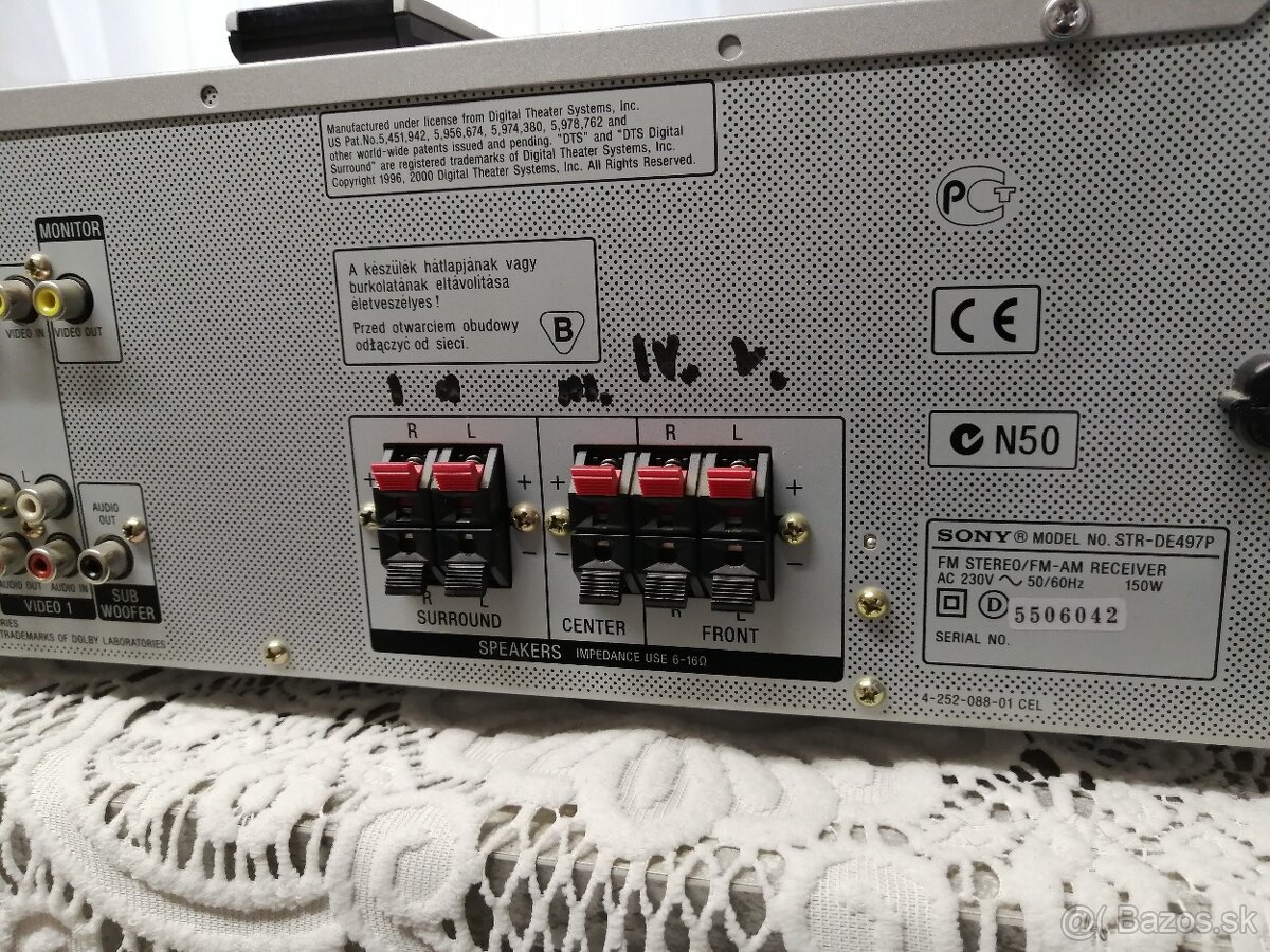 SONY zosilovac AV RECEIVER 5,1 - 3