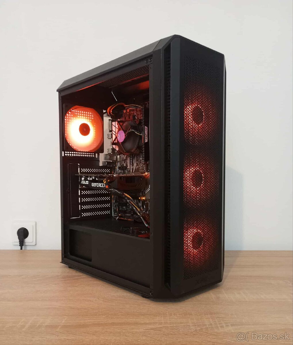 Herný PC GTX 1660 6GB, i5 6600k, 16GB, SSD, HDD - 3