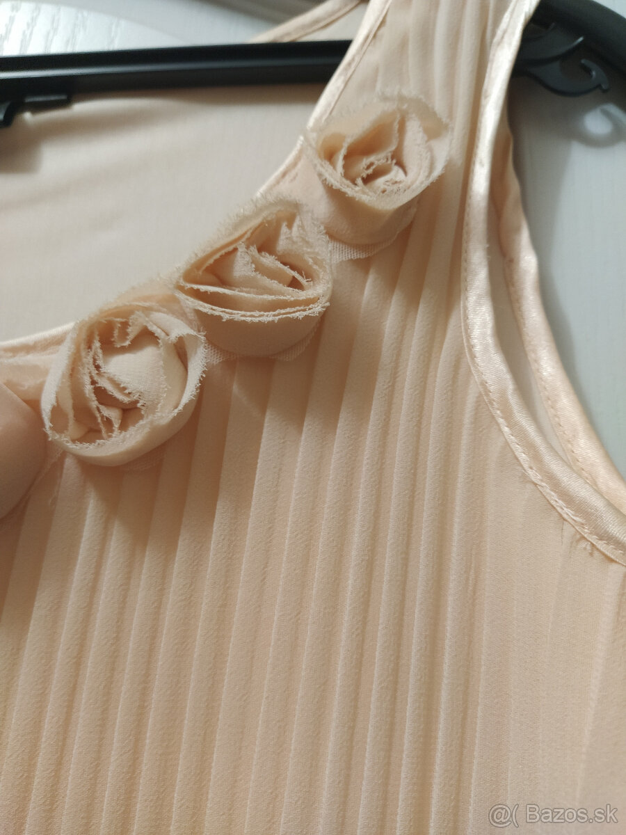NOVÉ slávnostné plisované letné šaty 38 (osobný odber) - 3