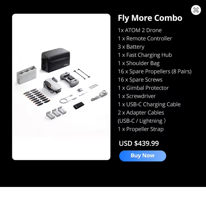 Potensic Atom 2 Fly More Combo - 3