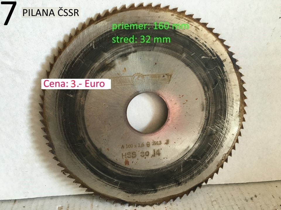 Pílové kotúče a oska na cirkulár - 3