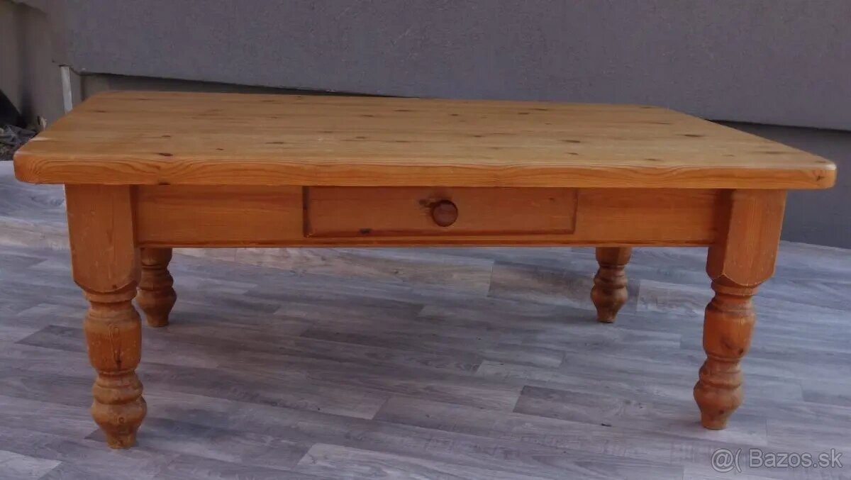 Stolík konferenčný smrekový. - 3