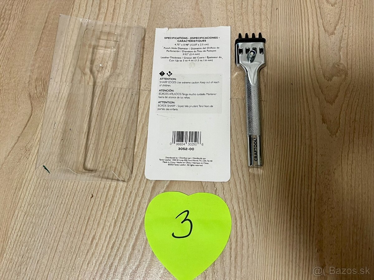 Naradie na pracu s kožou - 3