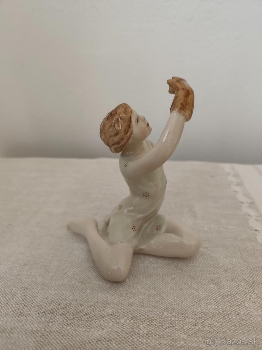 Royal dux dievča porcelánová soška - 3