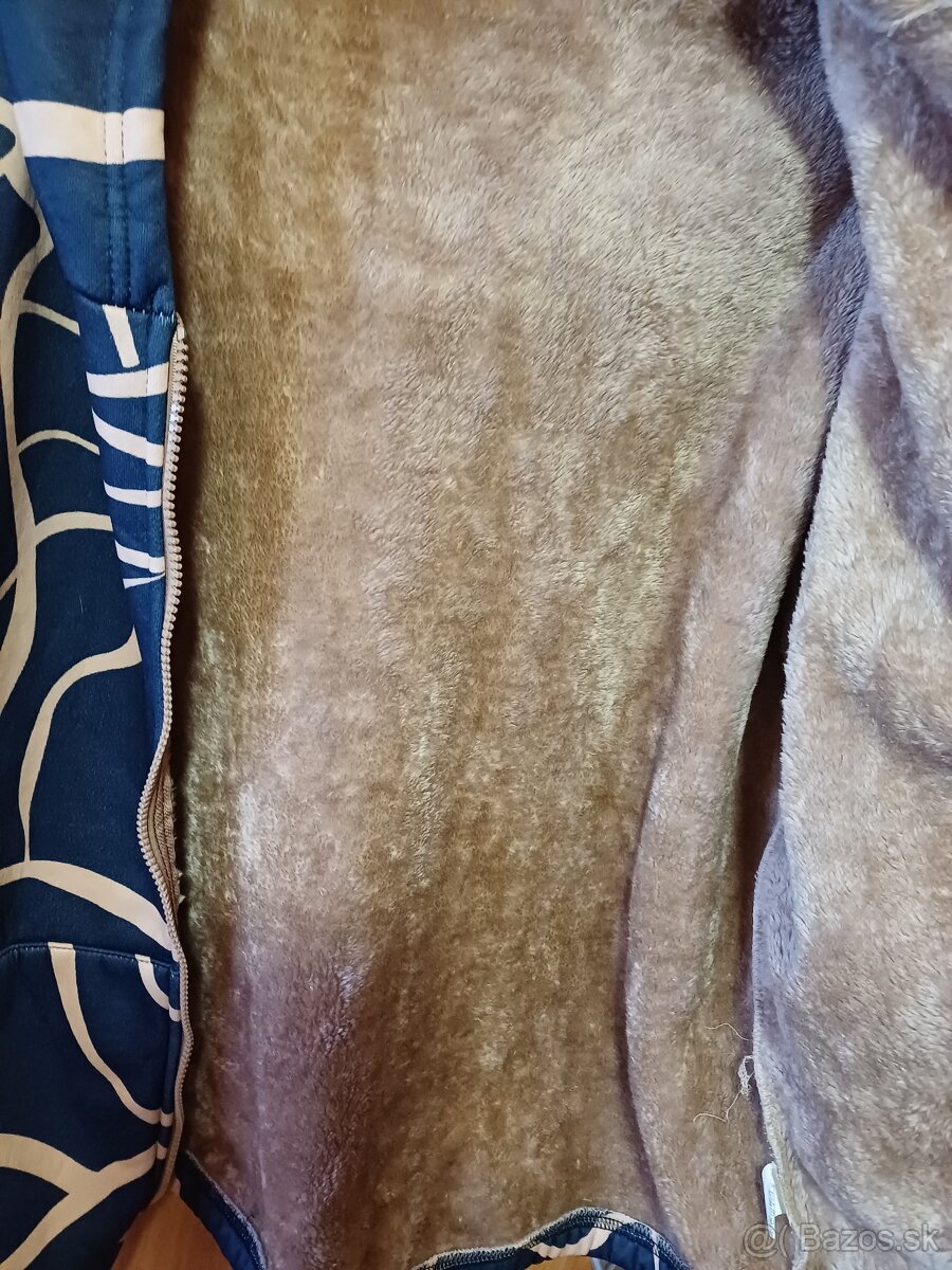 Mikina s kozusinkou pre moletky xxxl - 3