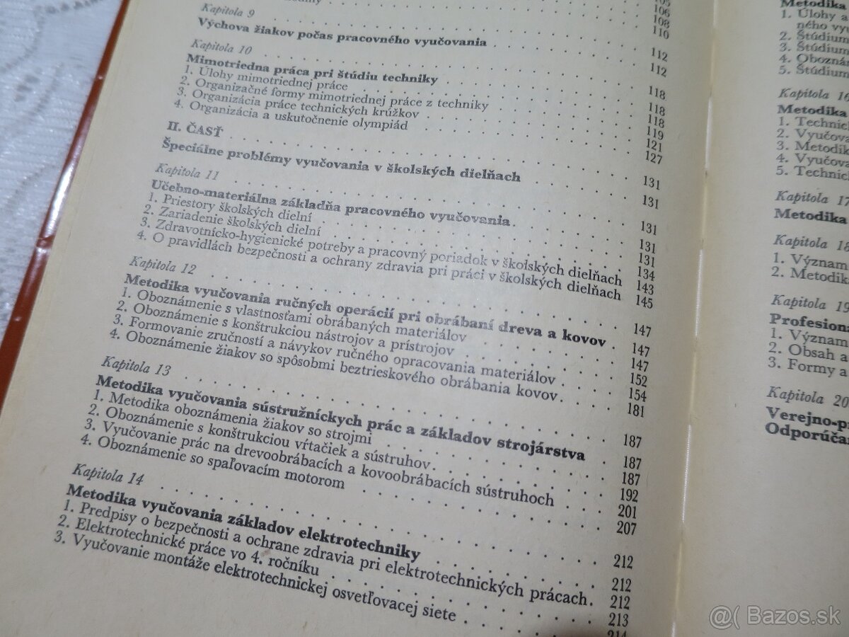 3x metodická príručka na výučbu techniky (1981-1983) - 3